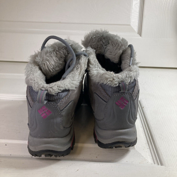 Columbia Hiking Boots Shoes Women's Size 8.5 Gray Waterproof Omni-heat 100 Grams - Picture 3 of 7
